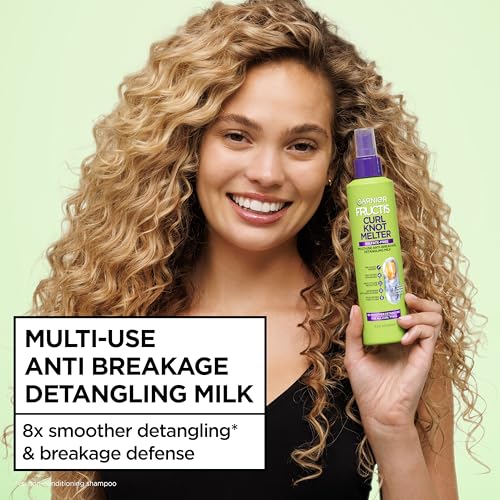 Garnier Fructis Curl Knot Melter Detangling Milk – 8.5 Fl Oz