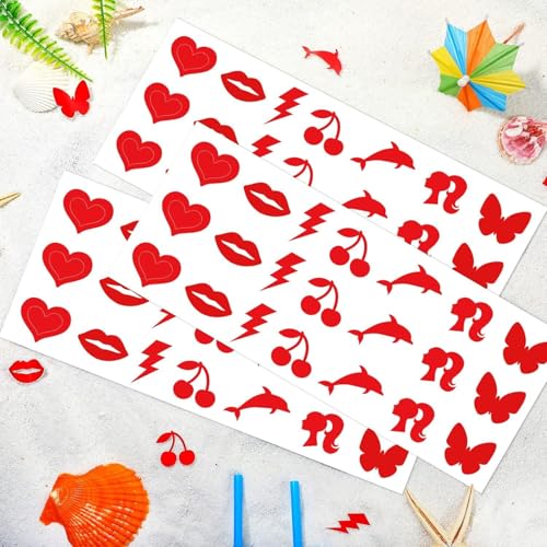 Tanning Stickers 210 Pieces - Waterproof Body Tattoo Stickers
