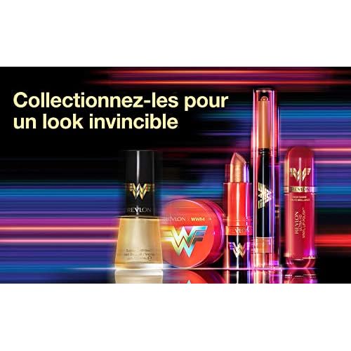 REVLON x WW84 Wonder Woman Liquid Armor Glow Pot, Glossy Eye and Face Jelly Highlighter, in Champagne, 001 Golden Lasso, 0.24 oz