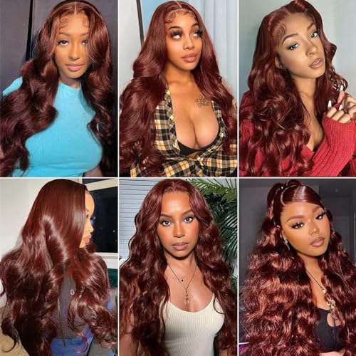 Color #33 Human Hair Bundles Body Wave 12-34 inch