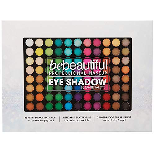 88-Color Matte Eyeshadow Palette with Mirror & Applicators