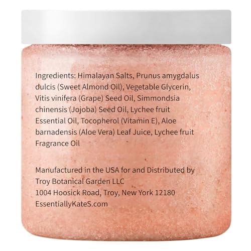 Himalayan Salt Body Scrub with Almond Oil, 10 oz