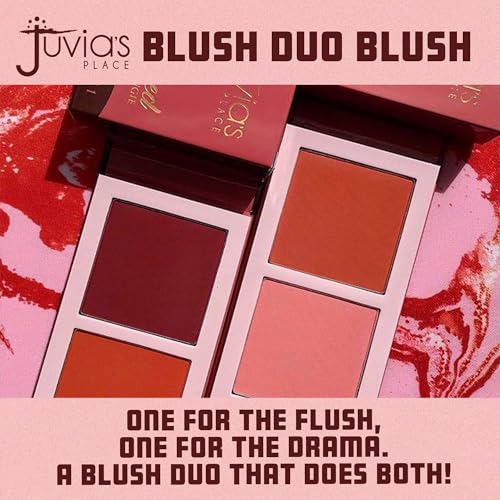 Juvia's Place Duo Blush Volume 1 - Matte Powder Blush for Cheeks