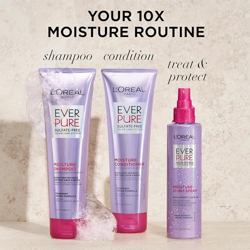 L'Oreal Paris EverPure Moisture Leave-In Conditioner Spray, 6.7 Oz