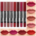 8Pcs Matte Lipstick Set - Velvet Crayon Lip Color Collection