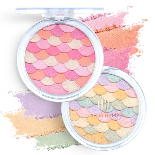 Color Nymph Blush & Highlighter Palette - Shimmer Mermaid