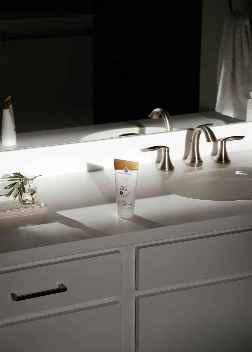 Hypegiene Shea Butter Lotion - Thick Textured, Hydrating Daily Moisturizer with Aloe, Shea Butter & Vitamin E - Non-Greasy Organic Body Lotion - Vegan, Paraben-Free - For Dry & Sensitive Skin (6oz)