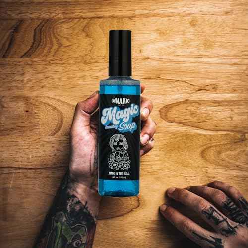 Dynamic Color Co- Magic Revealing Tattoo Soap - Foaming Formula for Stunning Reveals, Cruelty-Free and Gentle on Skin, USA Made (8 oz)