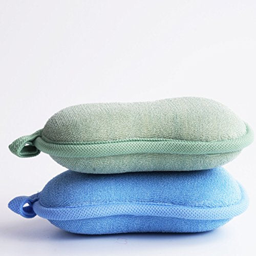 BabaMate Ultra Soft Baby Bath Sponge - 2 Pack