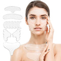 Forehead Wrinkle Patches, Reusable Silicone Face Patch Set 11pcs for 11 Lines, Frown & Smile Creases, Neck Chest D?collet?, Under Eye & Cheek Smoothing Pads, Overnight Side Sleeper Use