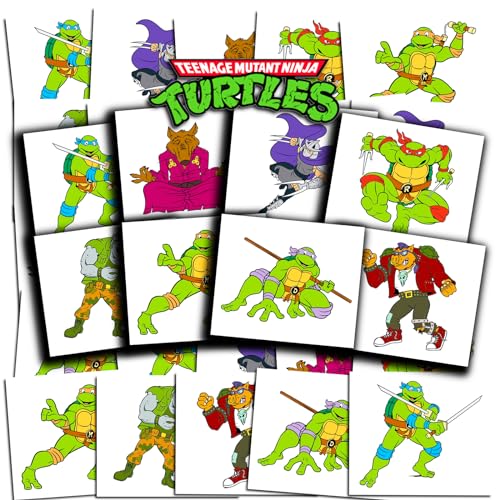 TMNT Temporary Tattoos - 70+ Piece Party Favor Bundle