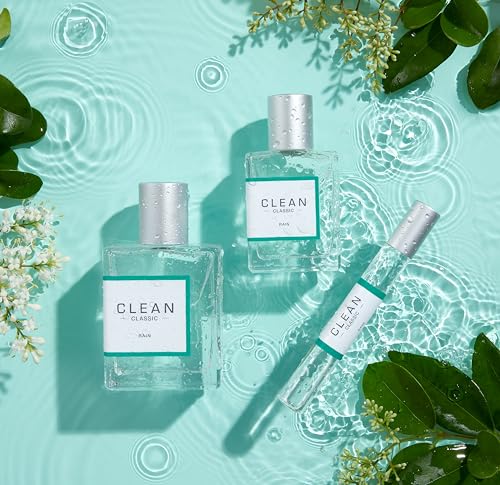 CLEAN Rain Eau de Parfum 1 Fl Oz - Vegan, Layerable Everyday Fragrance