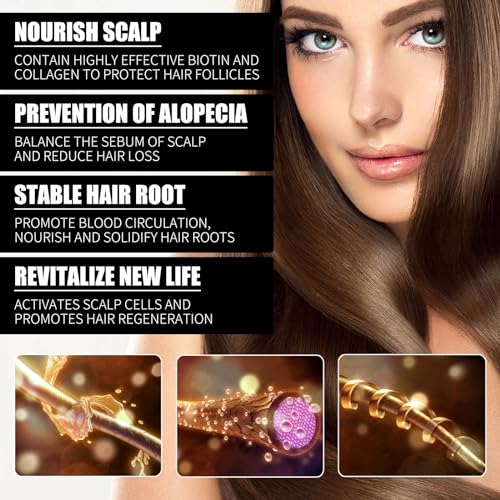 Biotin Hair Growth Serum Oil with Collagen & Rosemary