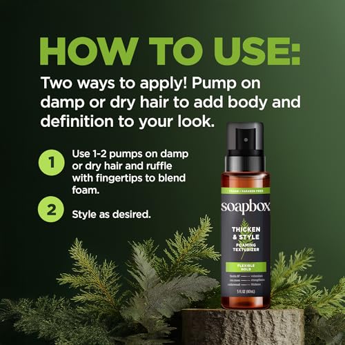Soapbox Men's Thicken & Style Foaming Texturizer