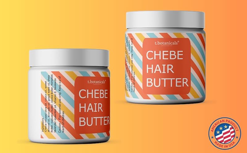 Chebe Hair Butter with Honey & Rice Bran Oil - 8 oz Deep Conditioner