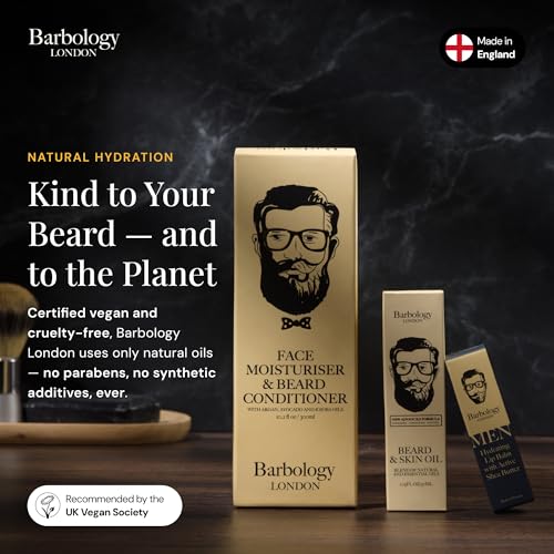 Vegan Multi-Purpose Beard Oil for Eliminating Dandruff and Impurities in Hair, 1.02 oz