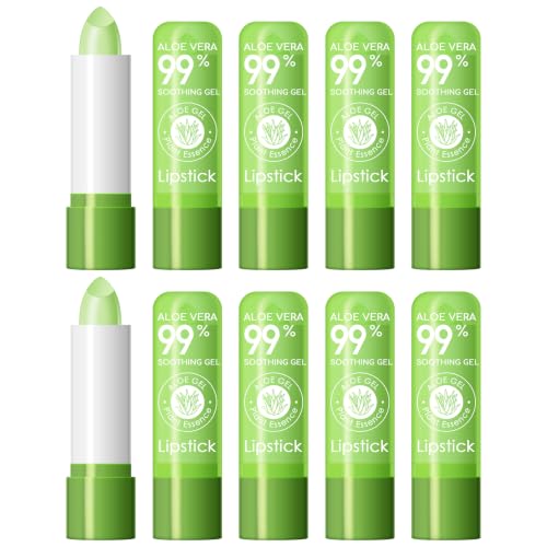 Ownest Aloe Vera pH Color-Changing Lip Balm 10 Pack