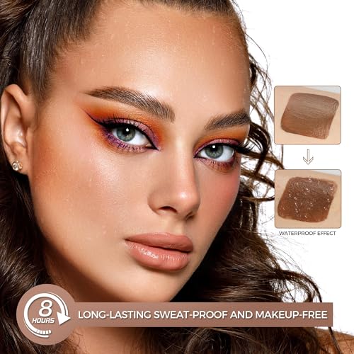 Anglicolor Contour Stick With Cushion Applicator, Liquid Wand, Cream Smooth, Bronzer Stick Lightweight for Face, Vegan & Cruelty-Free (02#Fair/Medium, 12ML)