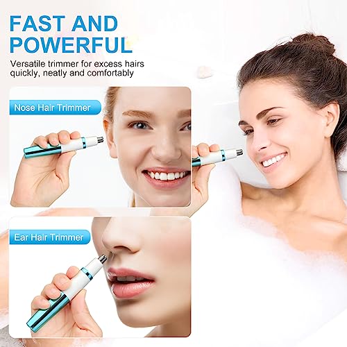 Areyzin Women's Nose Hair Trimmer, Powerful and Versatile, Waterproof and Easy to Clean, Compact and Portable
