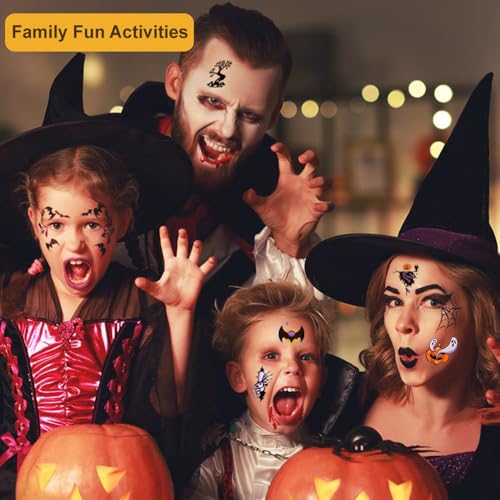 Halloween Tattoos for Kids – 30 Pack Party Favors