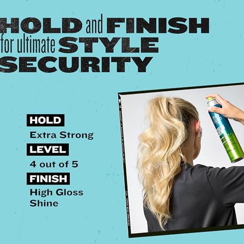 TIGI Bed Head Masterpiece Hairspray 2-Pack ? Extra Strong Hold Hairspray, Frizz Control + Shine, Tropical Scent, 10.3 Oz Ea