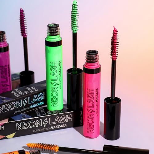 6-Color UV Neon Mascara Set – Waterproof & Long-Lasting