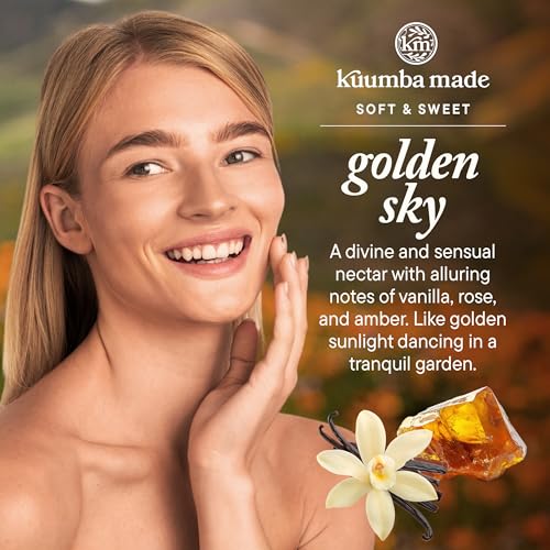 Kuumba Made Golden Sky Fragrance Oil, Long-Lasting Small-Batch Perfume Roller, Vegan, Alcohol-Free, 0.15 Fl Oz