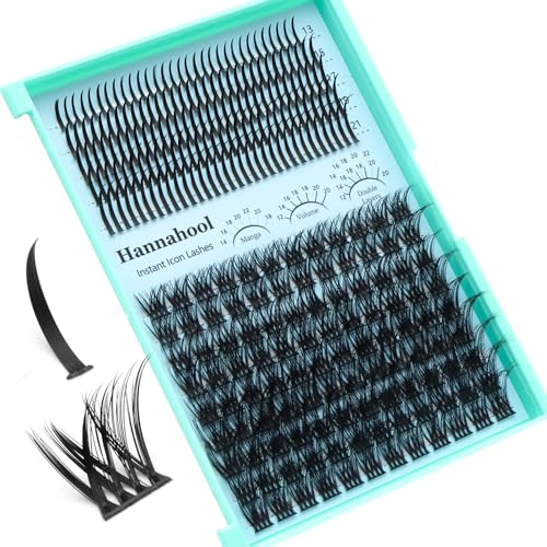 Hannahool Cluster Lashes Extensions 12-22mm Mixed Volume