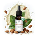 Organic Sweet Almond Oil | 100% Pure, Cold-Pressed, Unrefined | USDA Certified Organic | Amber Glass Bottle with Glass Dropper | For Face, Skin & Hair - 1 Fl Oz