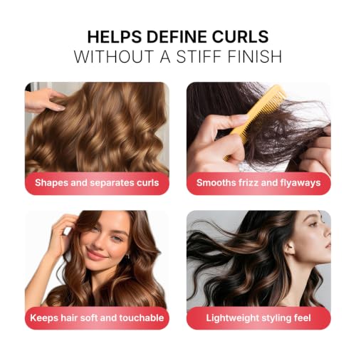 Karseell Curl Defining Cream 3.38 Fl Oz - Leave-In Styling for Curly & Frizzy Hair