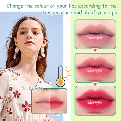 Color Changing Aloe Vera Lipstick Set – Moisturizing Tinted Lip Balm