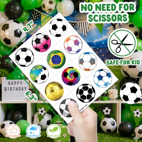 120 PCS Soccer Temporary Tattoos for Kids - Party Favors