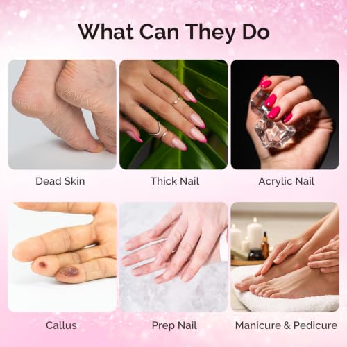 MelodySusie Sponge Nail Sanding Bands - 10Pc Set (120 & 240 Grit)