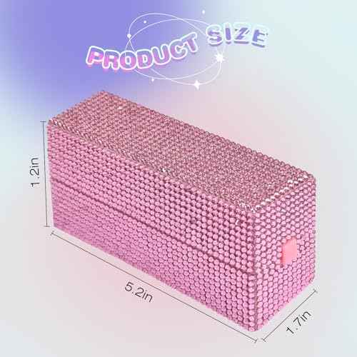 Nail Drill Bits Holder Box: 30 Holes Rhinestone Drill bit Holder Nail tech for Nail Drill bits Storage Dustproof Stand Displayer Organizer Case for Manicure Tools(Note: Drill bits not Included) Pink