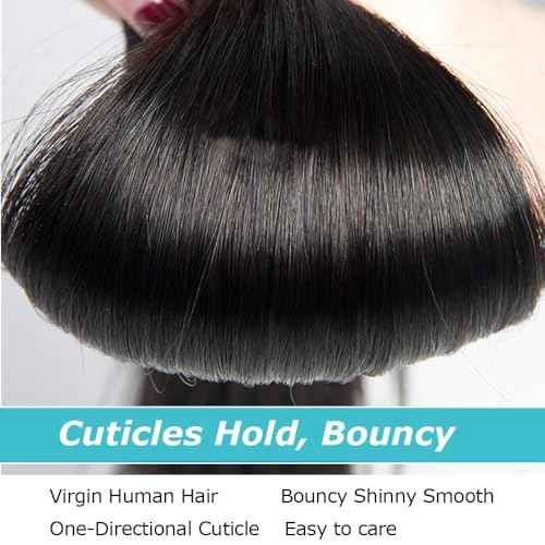 Straight Hair Bundles 13A Brazilian Virgin Human Hair Bundles Straight 28Inch 100% Unprocessed Virgin Hair Human Hair Bundles