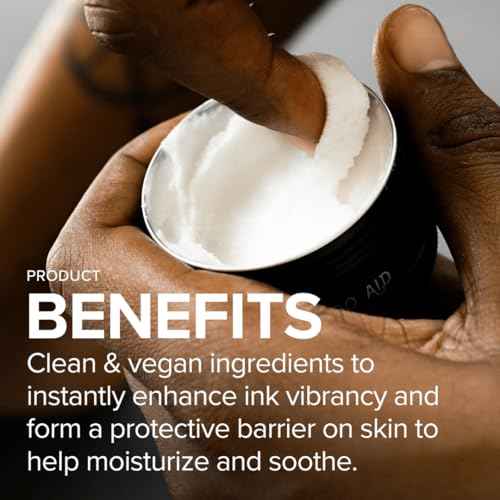 Tattoo Balm & Aftercare Cream- Color Enhancement that Revives Old Tattoos, Hydrates New Tattoos, Made With Clean Ingredients + Petroleum Free, Daily Tattoo Lotion Moisturizer & Brightener