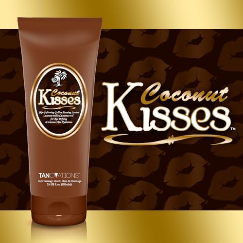 Ed Hardy Coconut Kisses Golden Tanning Lotion Cruelty Free, Gluten Free, Mineral Oil Free, DHA Free for All skin type, 3.4 oz