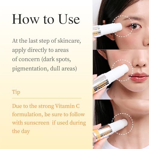 YADAH Vitamin C 30 Eye Correcting Balm (0.35oz) All-in-one Multi Care for Dark Spot Remover, 30% Pure Ascorbic Acid & Vitamin E for Radiant Nourished Skin Starter & Finishing Balm and Skin Brightening