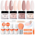 Modelones Dip Powder Nail Starter Kit, 4 Nude Colors 19 Pcs Manicure Set