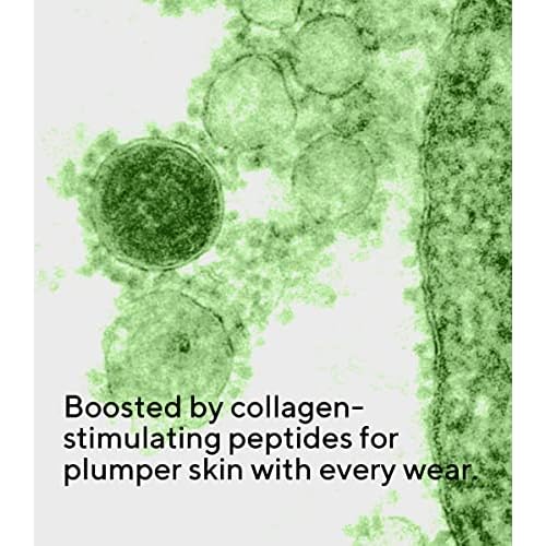 M?DARA Organic Skincare |SKINONYM Semi-Matte Peptide Foundation, #35 TRUE BEIGE, 30ml ? Boosted by collagen-supporting peptides, Semi-matte finish, Adapts to the skin's texture, Ecocert certified.