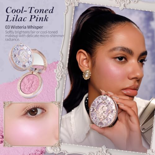 Flower Knows Unicorn Satin Blush – Cool-Toned Lilac Pink (03 Wisteria Whisper)