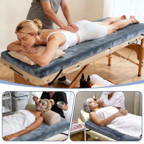 Noverlife 3" Memory Foam Massage Bed Topper - 73x28" Spa Lash Table Cushion