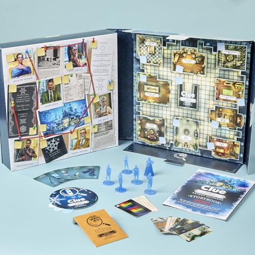 Clue Advent Calendar: Secrets Under Snowfall - 24 Day Family Mystery Game