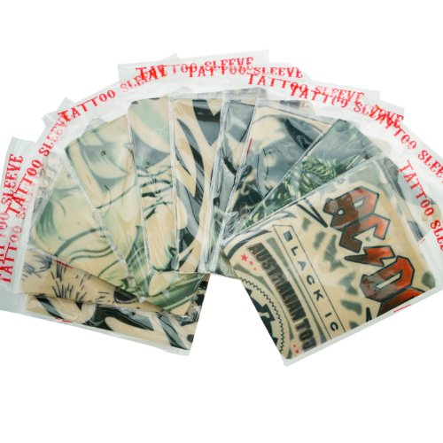 Kare & Kind Fake Temporary Tattoo Sleeves, 10 Pack