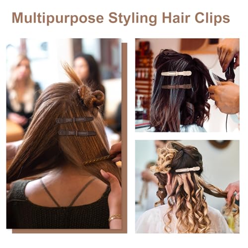 Ondder 24 Pack Alligator Hair Clips - Professional Salon Styling