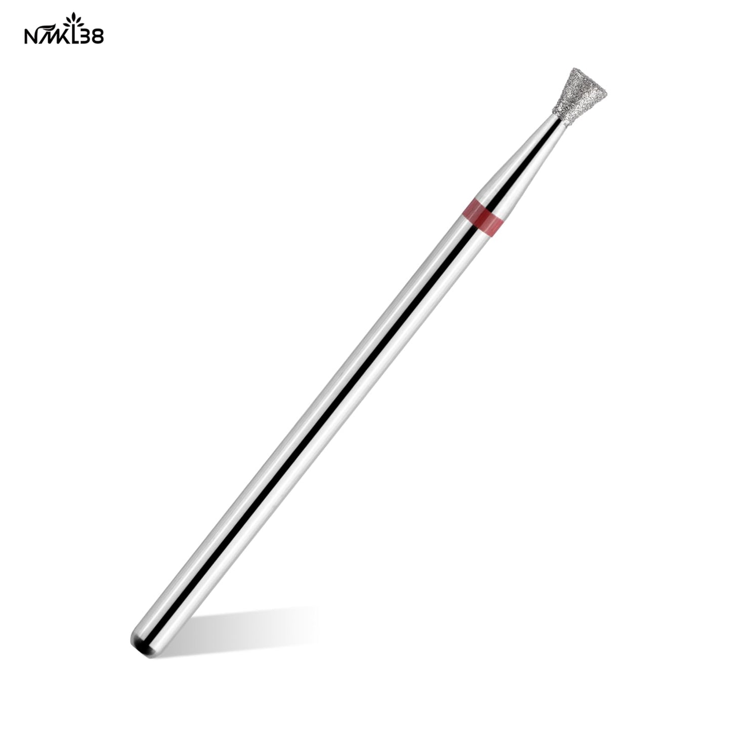 NMKL38 3/32" Tapered Diamond Nail Drill Bit Rotary Cuticle Clean Burr Nail Art File for Electric Drill Machine Manicure Pedicure Tool (03D-F)