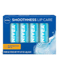 NIVEA Smoothness Lip Balm SPF 15 Sunscreen, Pack of 4