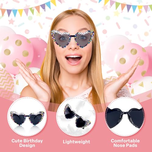 Birthday Queen Sunglasses & Crown Tiara Set – Party Accessories