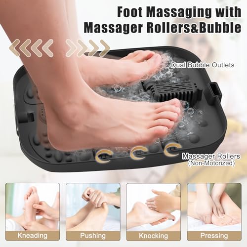 FOFOJÔY Collapsible Foot Spa Bath with Heat & Massage