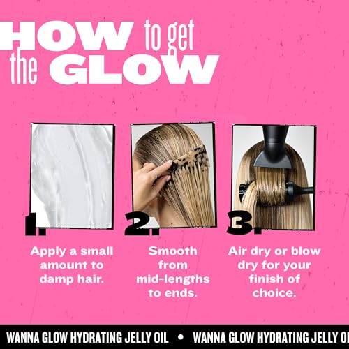 TIGI Bed Head by TIGI Wanna Glow Hydrating Jelly Oil for Shiny Smooth Hair 3.38 fl oz